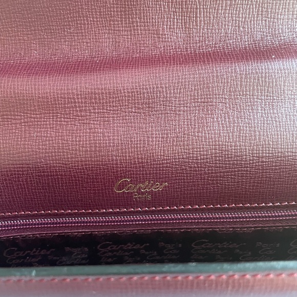 Cartier Clutch bag Mastline Red leather - Picture 5 of 6